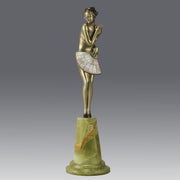 Josef Lorenzl Fan Dancer - Art Deco Bronze - Hickmet Fine Arts