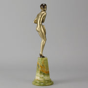 Josef Lorenzl Fan Dancer - Art Deco Bronze - Hickmet Fine Arts