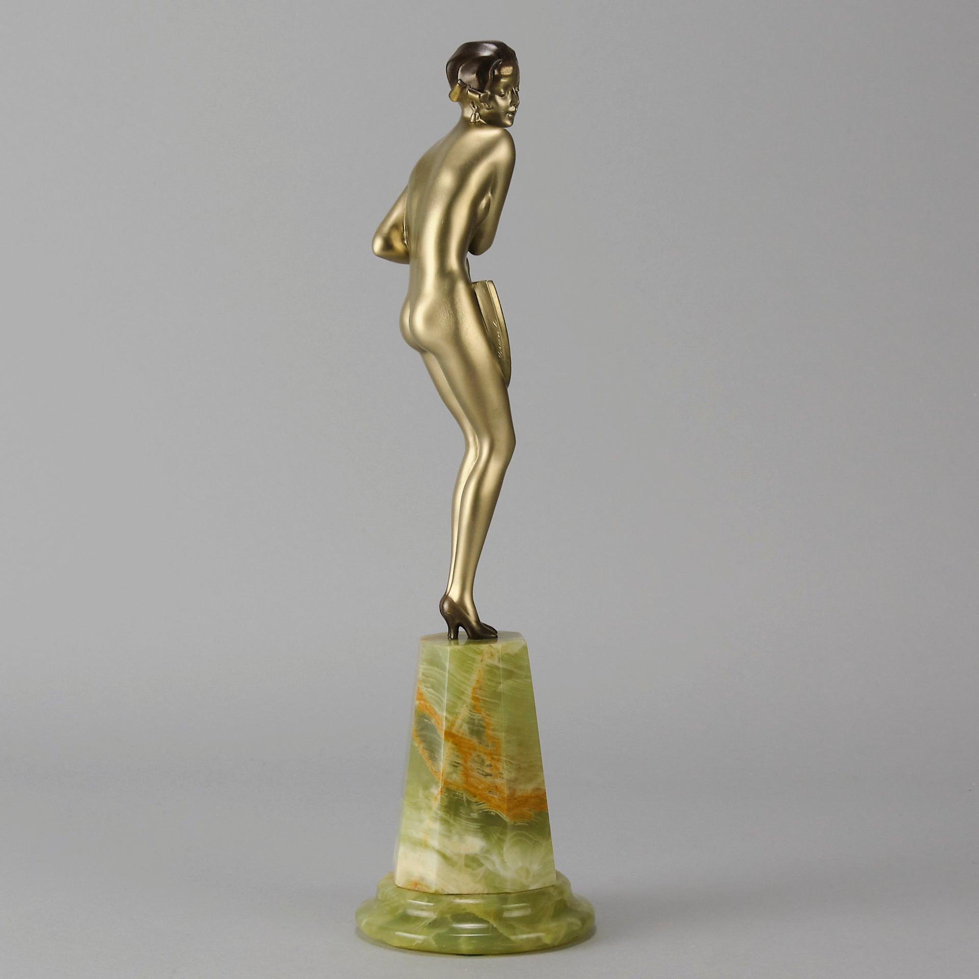 Josef Lorenzl Fan Dancer - Art Deco Bronze - Hickmet Fine Arts