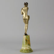 Josef Lorenzl Fan Dancer - Art Deco Bronze - Hickmet Fine Arts