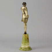 Josef Lorenzl Fan Dancer - Art Deco Bronze - Hickmet Fine Arts
