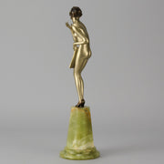 Josef Lorenzl Fan Dancer - Art Deco Bronze - Hickmet Fine Arts
