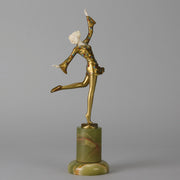 Josef Lorenzl Fleur- Art Deco Figure - Hickmet Fine Arts