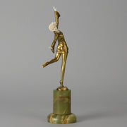 Josef Lorenzl Fleur- Art Deco Figure - Hickmet Fine Arts