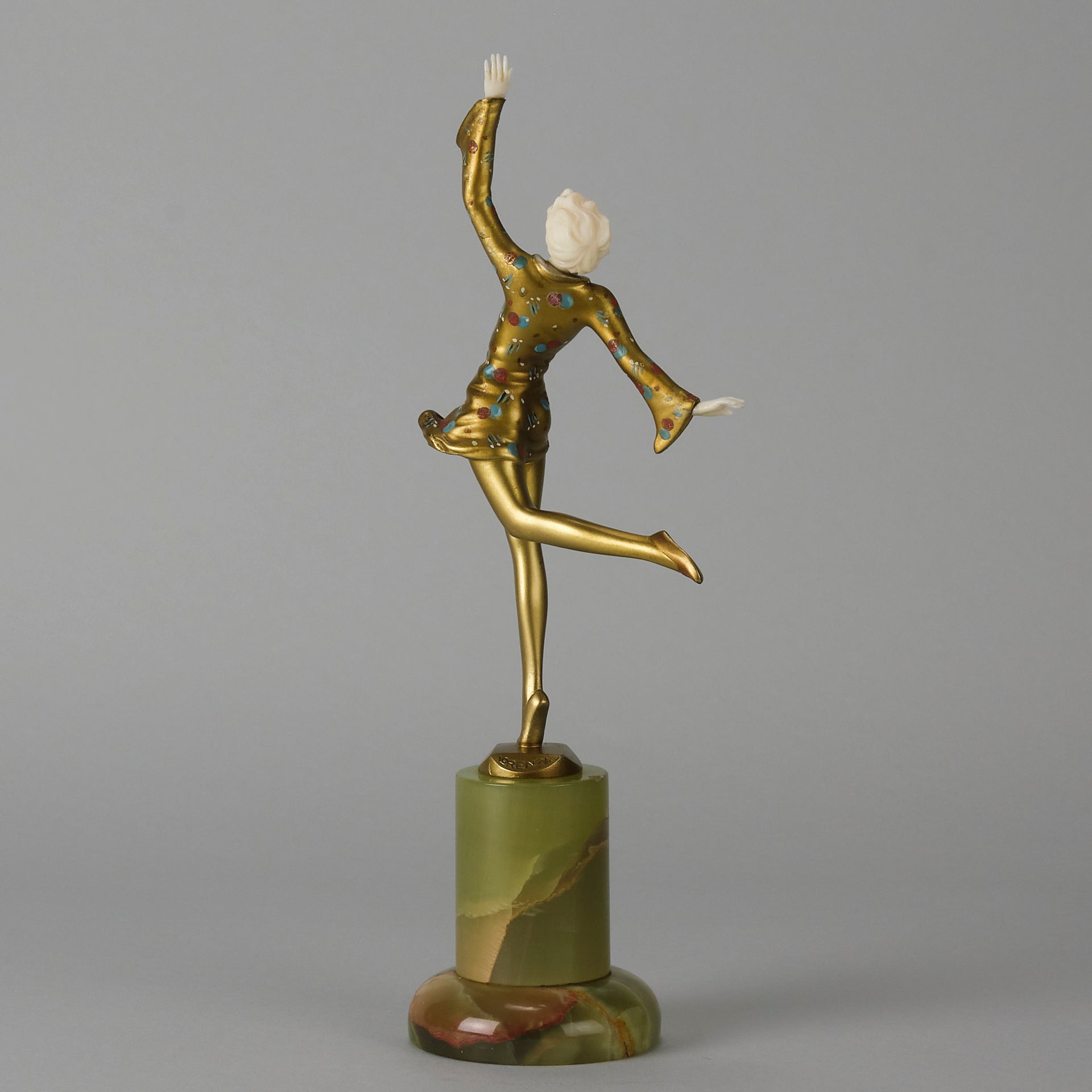 Josef Lorenzl Fleur- Art Deco Figure - Hickmet Fine Arts