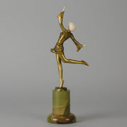Josef Lorenzl Fleur- Art Deco Figure - Hickmet Fine Arts
