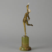 Josef Lorenzl Fleur- Art Deco Figure - Hickmet Fine Arts