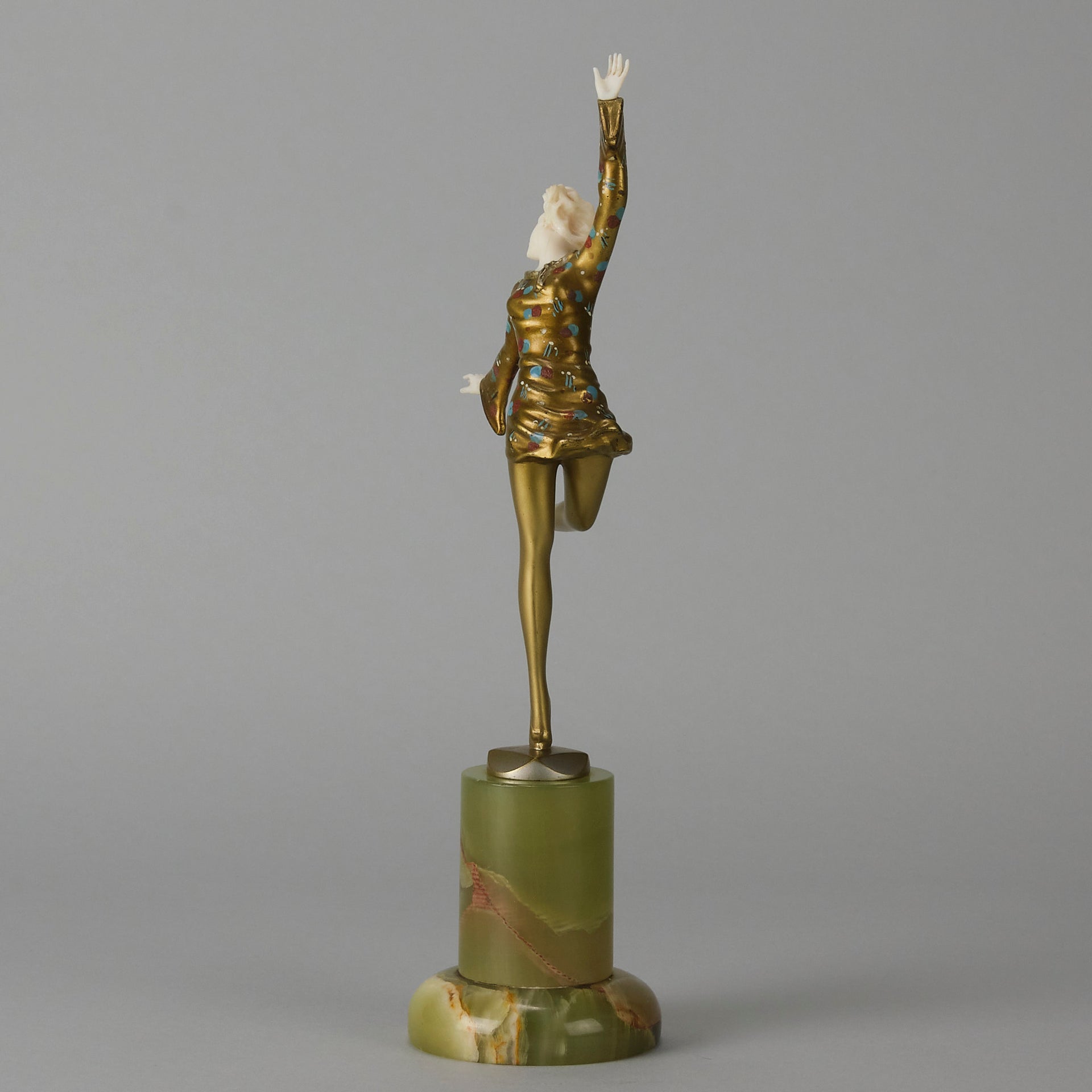 Josef Lorenzl Fleur- Art Deco Figure - Hickmet Fine Arts