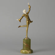 Josef Lorenzl Fleur- Art Deco Figure - Hickmet Fine Arts