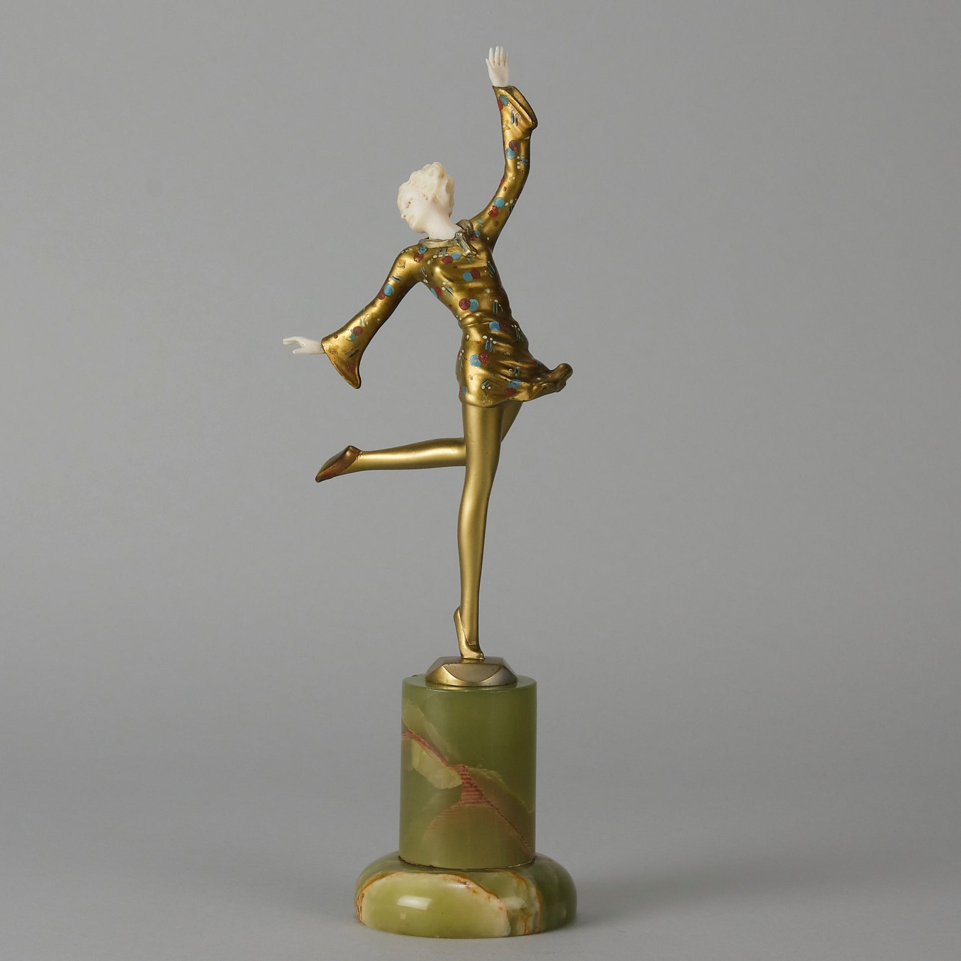 Josef Lorenzl Fleur- Art Deco Figure - Hickmet Fine Arts