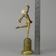 Josef Lorenzl Fleur- Art Deco Figure - Hickmet Fine Arts