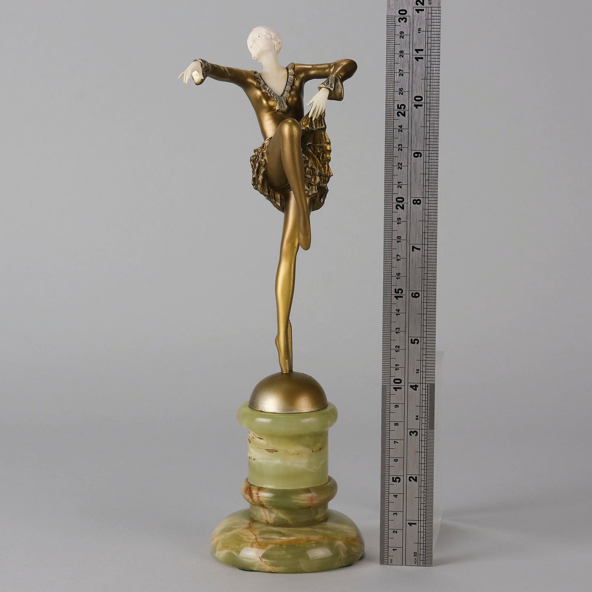 Josef Lorenzl Frilly Dancer - Art Deco Figure - Hickmet Fine Arts