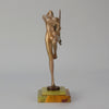 Josef Lorenzl Hoop Dancer - Art Deco Bronze - Hickmet Fine Arts