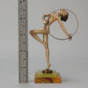 Josef Lorenzl Hoop Dancer - Art Deco Bronze - Hickmet Fine Arts