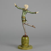 Josef Lorenzl Figure - Janice Art Deco Bronze - Hickmet Fine Arts