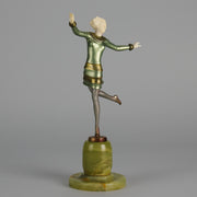 Josef Lorenzl Figure - Janice Art Deco Bronze - Hickmet Fine Arts