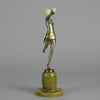 Josef Lorenzl Figure - Janice Art Deco Bronze - Hickmet Fine Arts