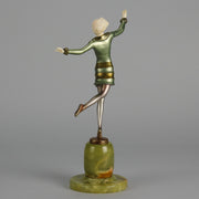 Josef Lorenzl Figure - Janice Art Deco Bronze - Hickmet Fine Arts