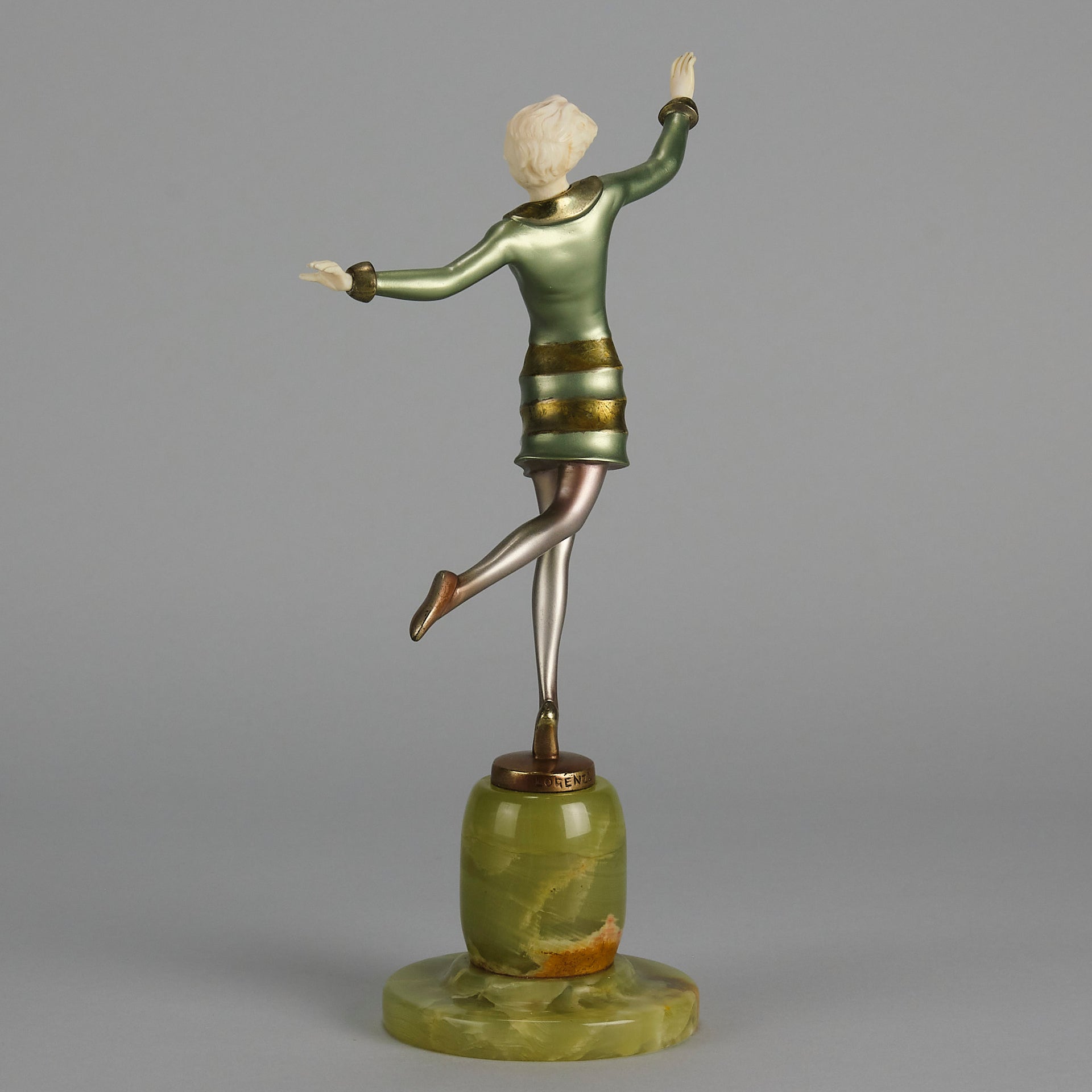 Josef Lorenzl Figure - Janice Art Deco Bronze - Hickmet Fine Arts