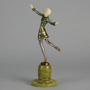 Josef Lorenzl Figure - Janice Art Deco Bronze - Hickmet Fine Arts