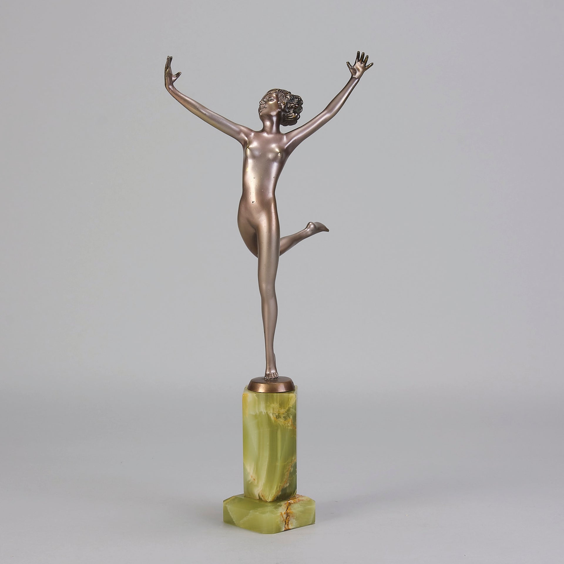 Lorenzl Joyful - Art Deco Bronze - Hickmet Fine Arts