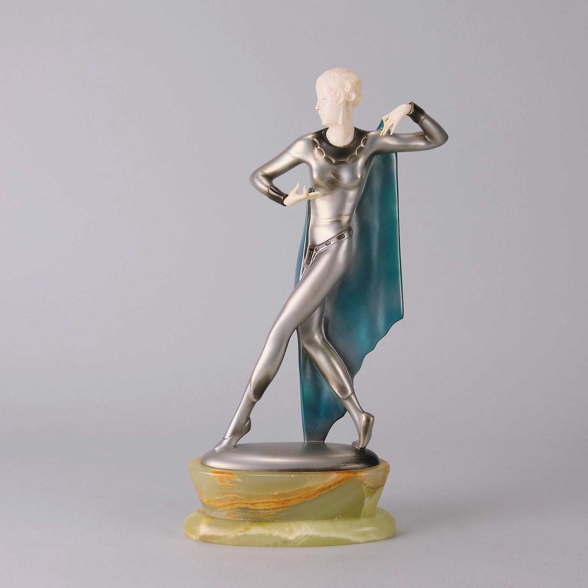 Lorenzl Chryselephantine Art Deco Figure