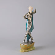 Lorenzl Chryselephantine Art Deco Figure