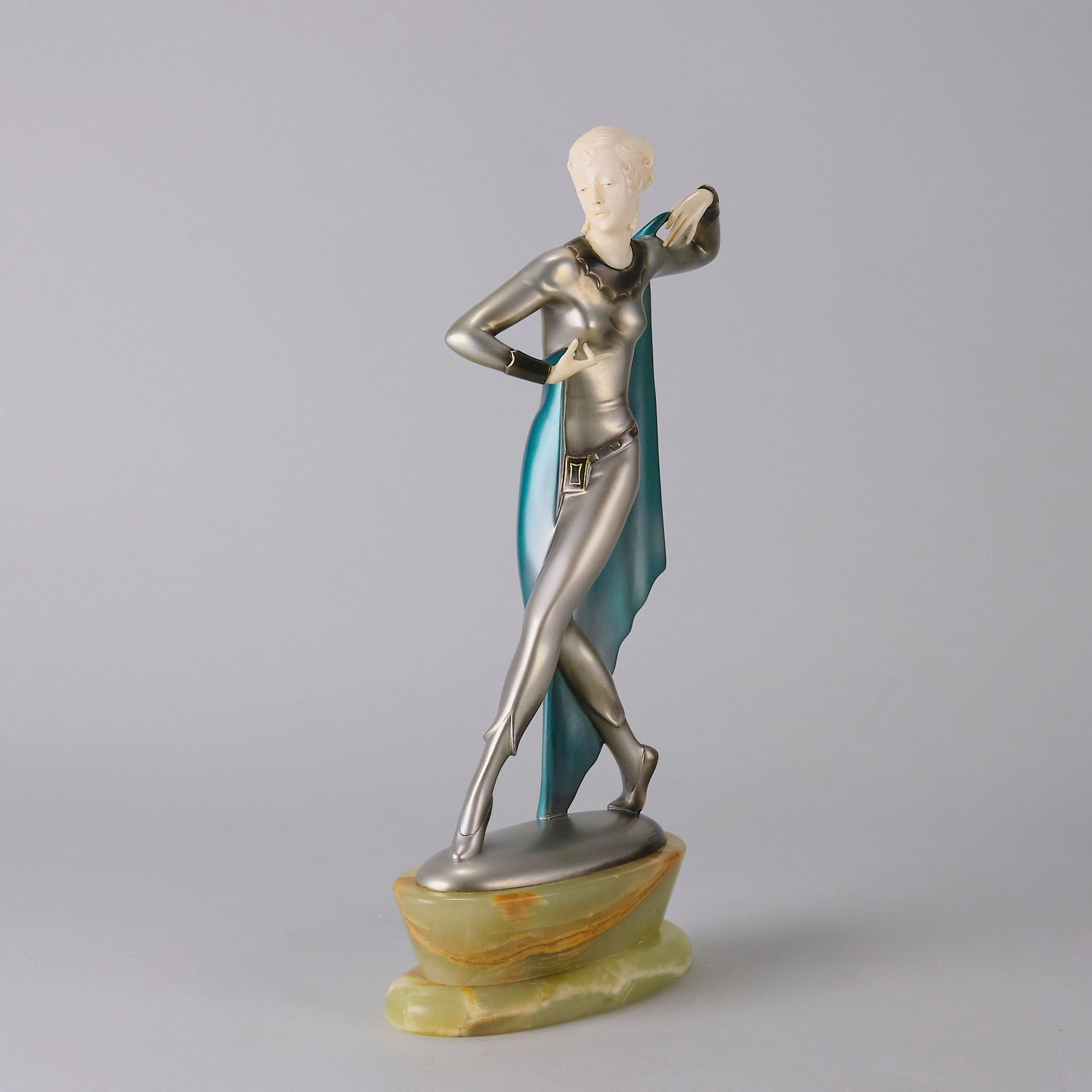 Lorenzl Chryselephantine Art Deco Figure
