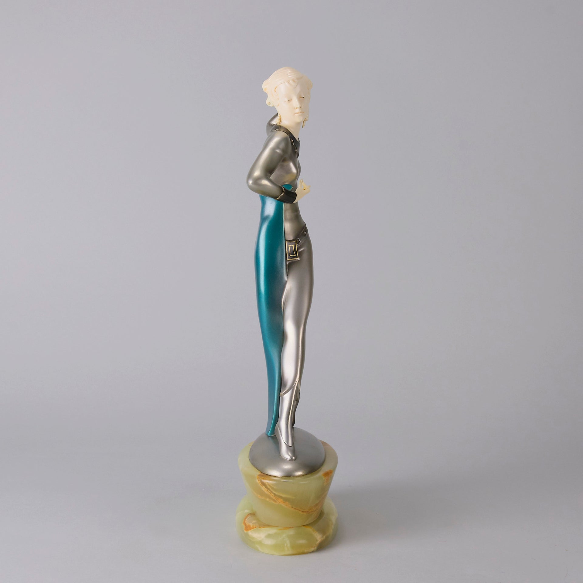 Lorenzl Chryselephantine Art Deco Figure