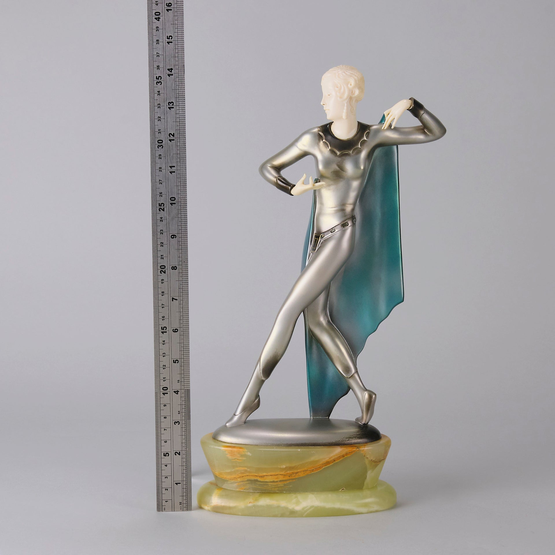 Lorenzl Chryselephantine Art Deco Figure