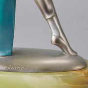 Lorenzl Chryselephantine Art Deco Figure