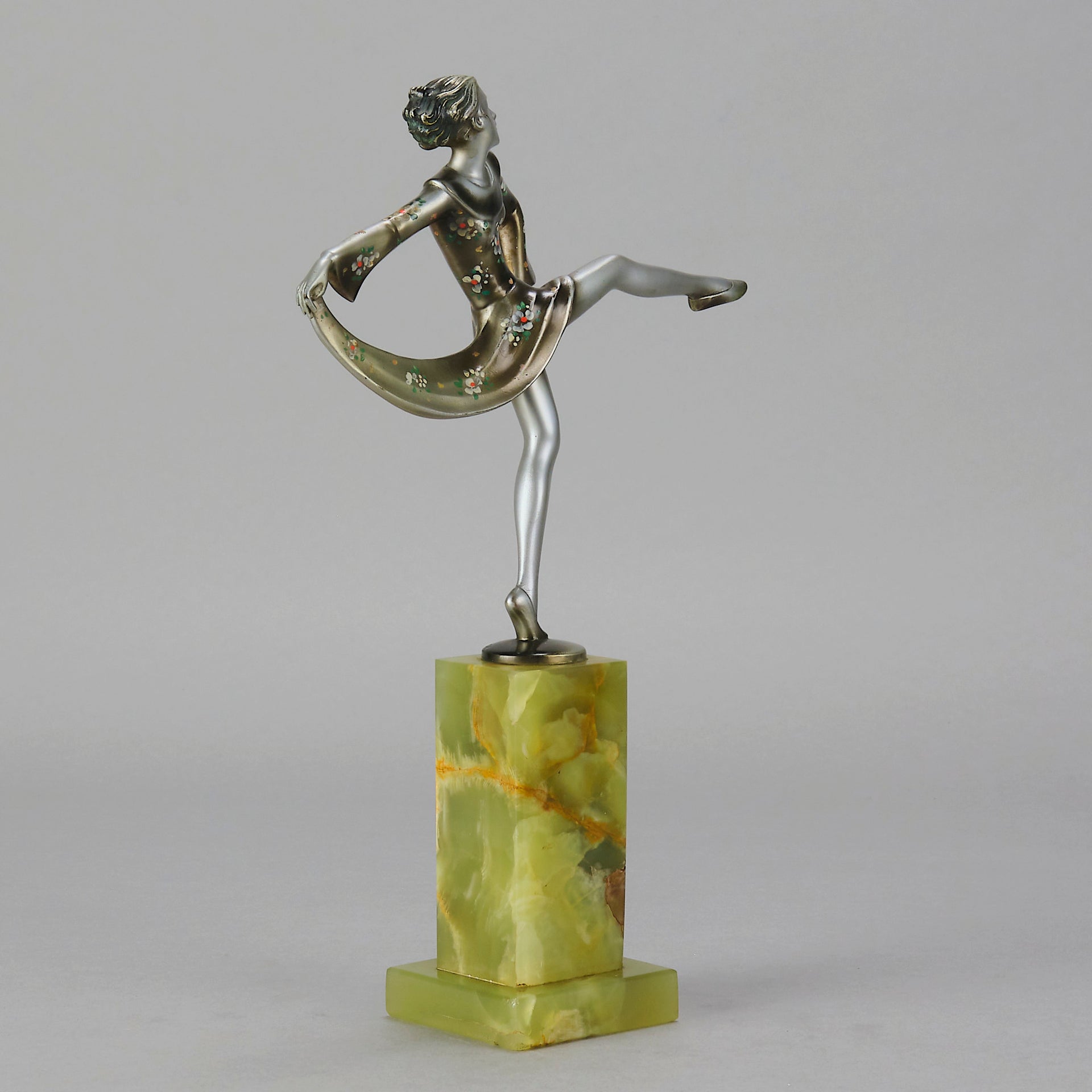 Josef Lorenzl Crejo Leg Out  - Art Deco Bronze - Hickmet Fine Arts