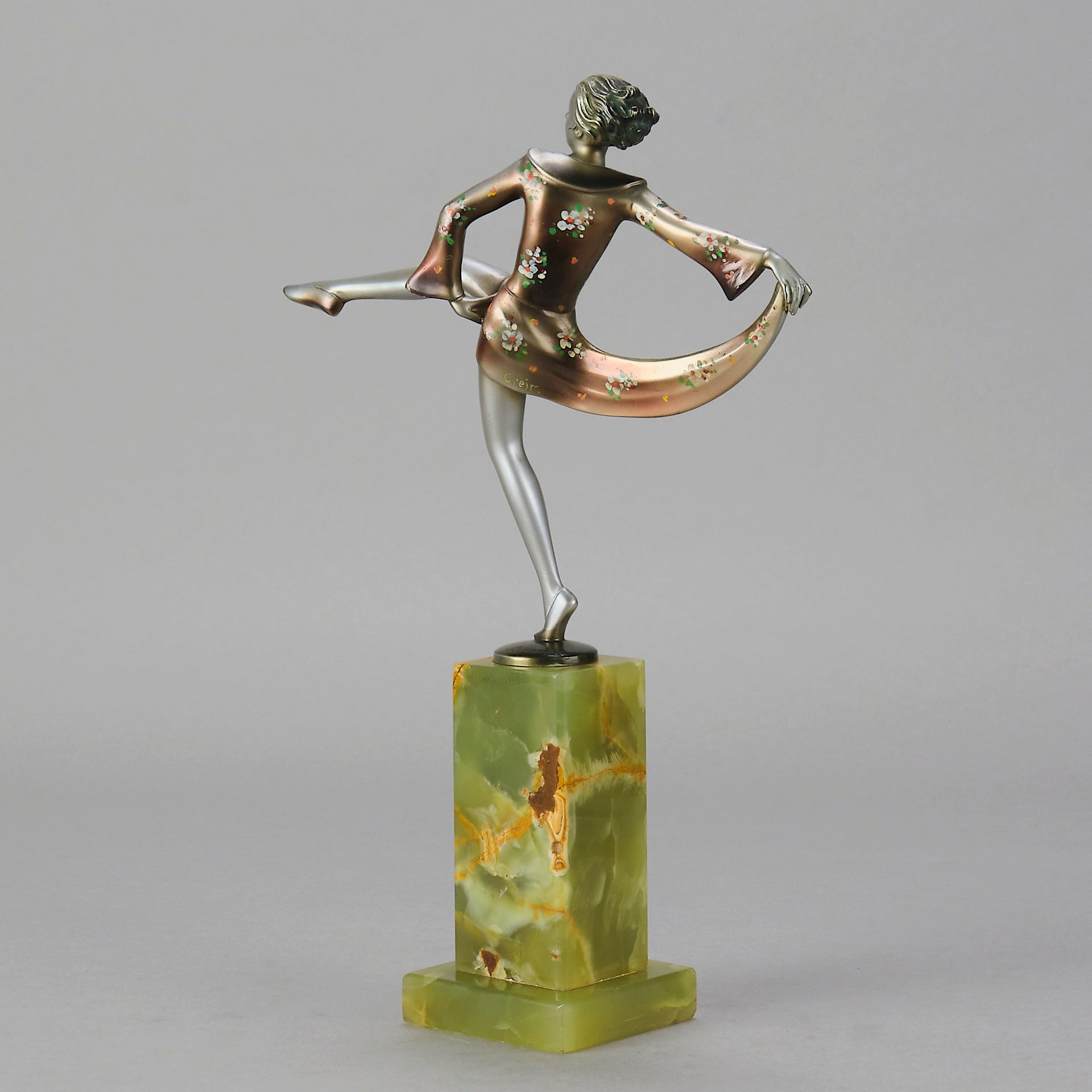 Josef Lorenzl Crejo Leg Out  - Art Deco Bronze - Hickmet Fine Arts