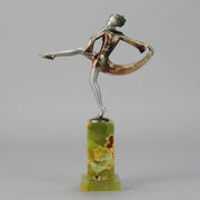 Josef Lorenzl Crejo Leg Out  - Art Deco Bronze - Hickmet Fine Arts