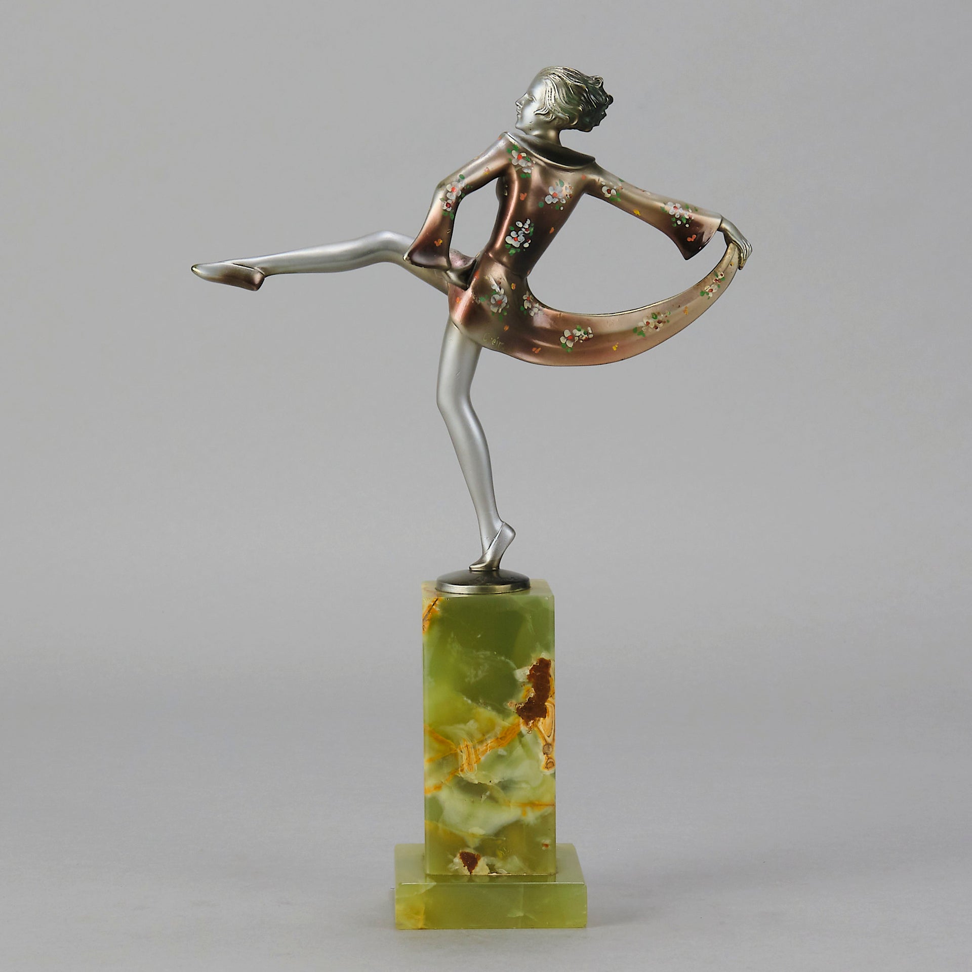 Josef Lorenzl Crejo Leg Out  - Art Deco Bronze - Hickmet Fine Arts