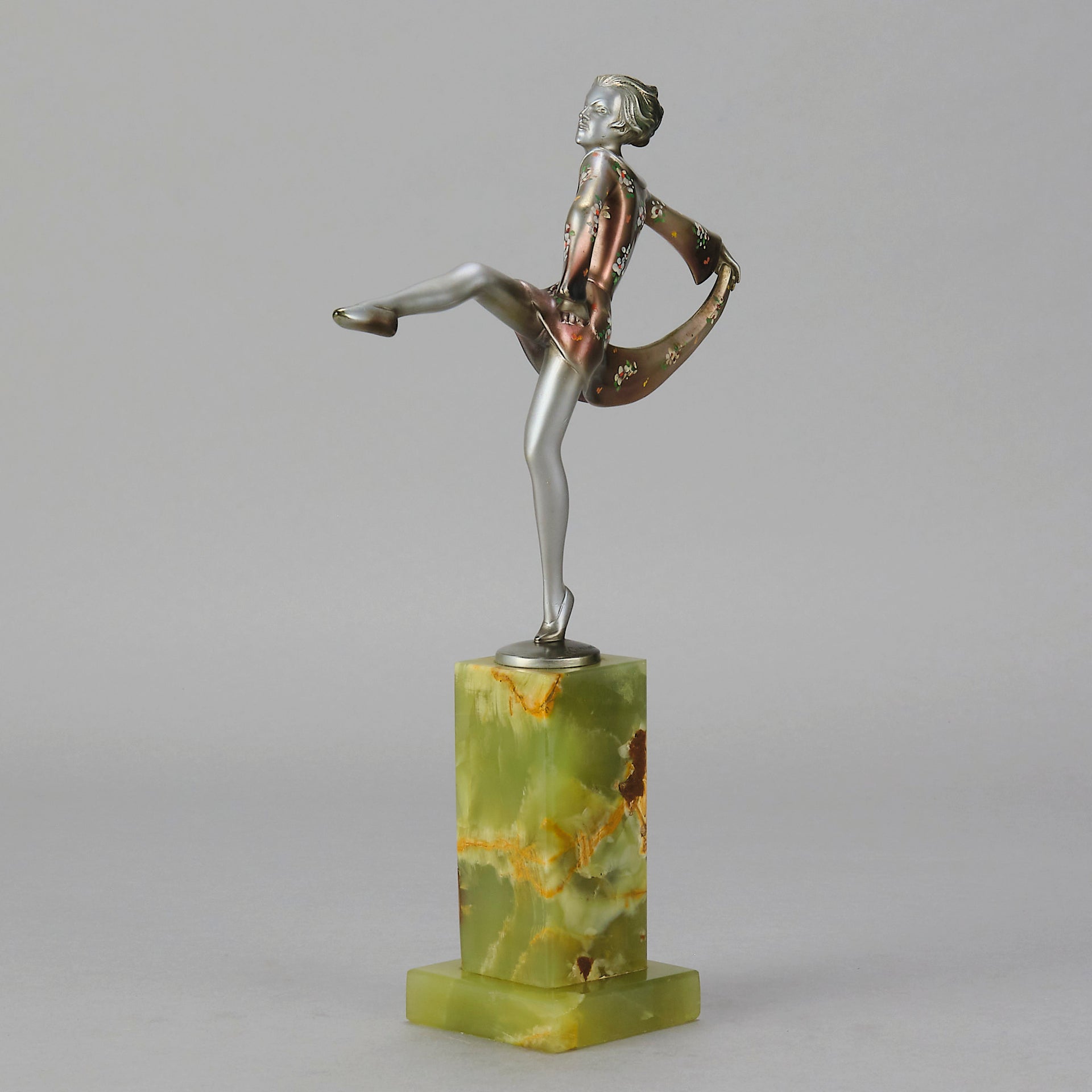 Josef Lorenzl Crejo Leg Out  - Art Deco Bronze - Hickmet Fine Arts