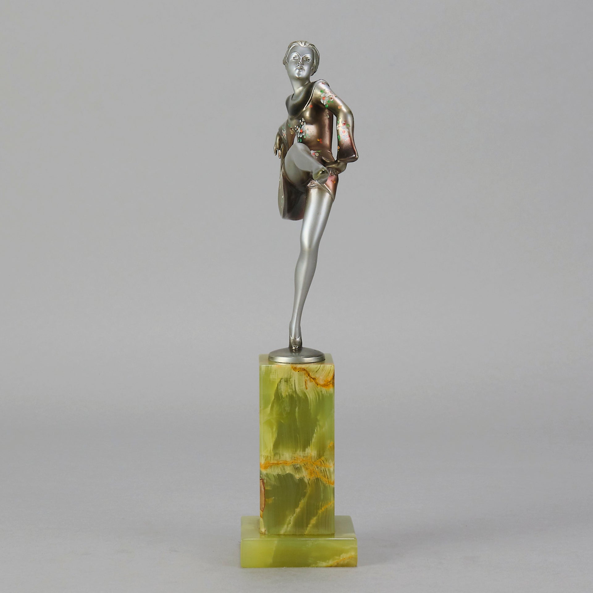 Josef Lorenzl Crejo Leg Out  - Art Deco Bronze - Hickmet Fine Arts