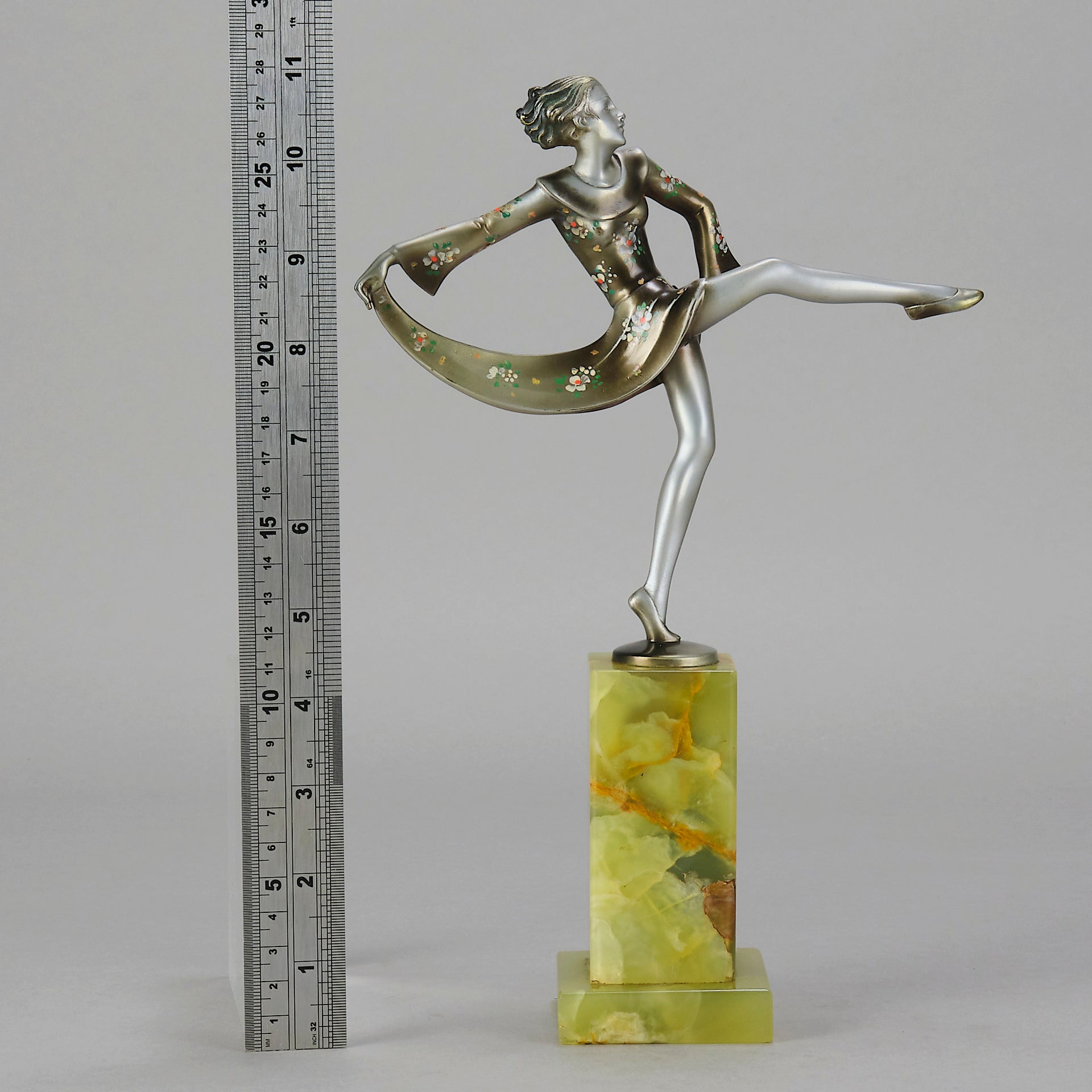 Josef Lorenzl Crejo Leg Out  - Art Deco Bronze - Hickmet Fine Arts