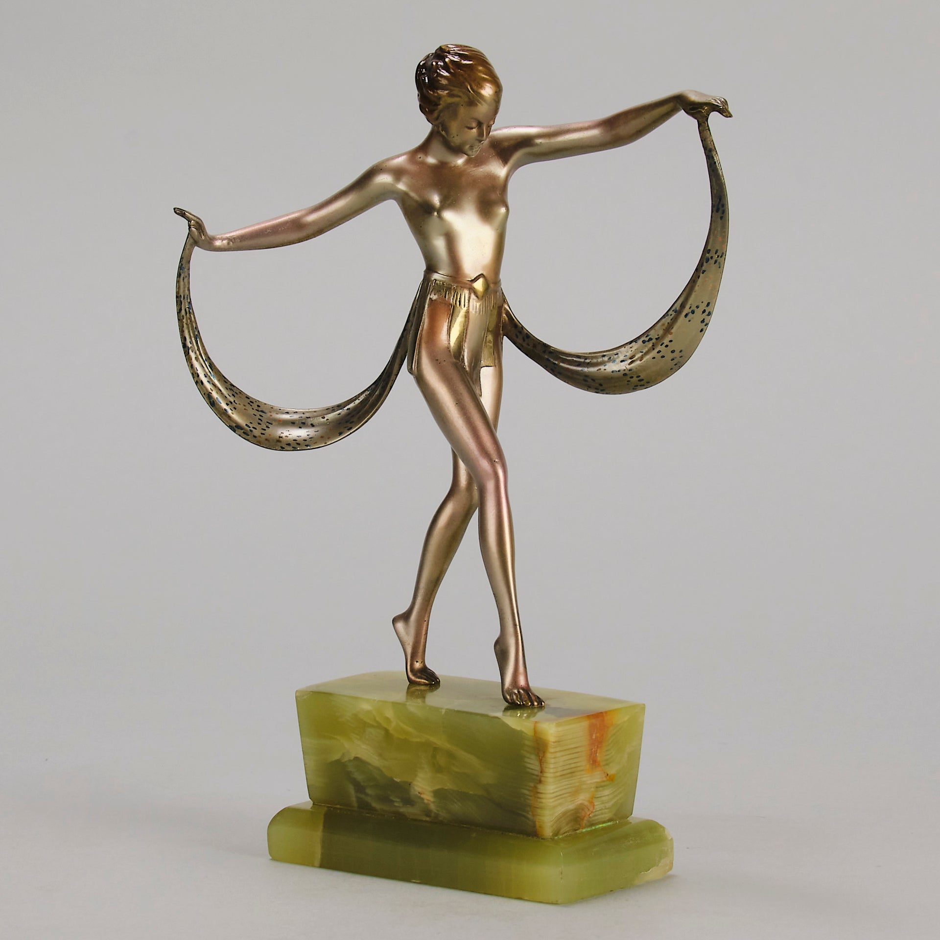 Josef Lorenzl Maria - Art Deco Bronze - Hickmet Fine Arts