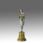 Modesty - Lorenzl Art Deco Bronze - Hickmet Fine Arts