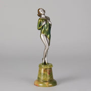 Modesty - Lorenzl Art Deco Bronze - Hickmet Fine Arts