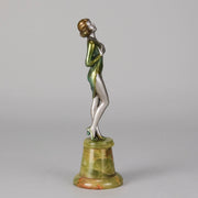 Modesty - Lorenzl Art Deco Bronze - Hickmet Fine Arts