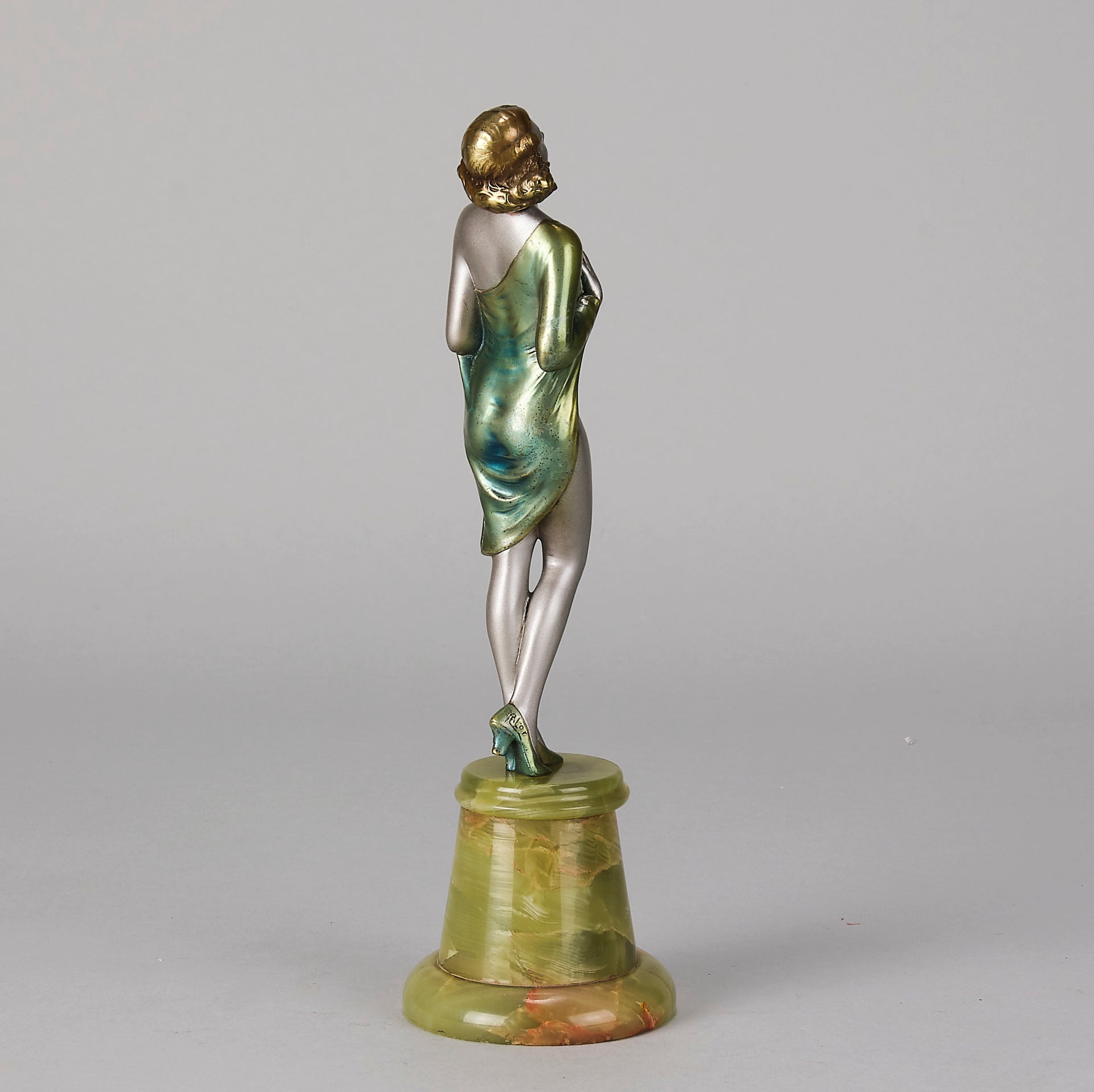 Modesty - Lorenzl Art Deco Bronze - Hickmet Fine Arts