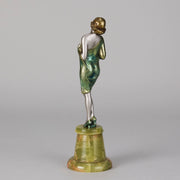 Modesty - Lorenzl Art Deco Bronze - Hickmet Fine Arts