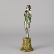 Modesty - Lorenzl Art Deco Bronze - Hickmet Fine Arts