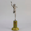 Josef Lorenzl Running Girl - Art Deco Bronze - Hickmet Fine Arts