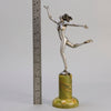 Josef Lorenzl Running Girl - Art Deco Bronze - Hickmet Fine Arts