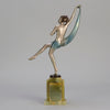 Josef Lorenzl Scarf Dancer - Art Deco Bronze - Hickmet Fine Arts