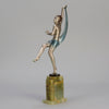 Josef Lorenzl Scarf Dancer - Art Deco Bronze - Hickmet Fine Arts