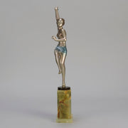 Josef Lorenzl Scarf Dancer - Art Deco Bronze - Hickmet Fine Arts